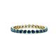 1 - Valerie 2.00 mm Blue Diamond Eternity Band 