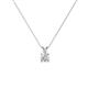 1 - Jassiel 4.00 mm Round Diamond Double Bail Solitaire Pendant Necklace 