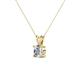 2 - Jassiel 5.50 mm Round Diamond Double Bail Solitaire Pendant Necklace 