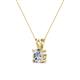 2 - Jassiel 1.00 ct Round Diamond Double Bail Solitaire Pendant Necklace 