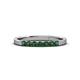 3 - Fiala 2.00 mm Lab Created Alexandrite 7 Stone Wedding Band 