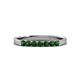 3 - Fiala 2.40 mm Lab Created Alexandrite 7 Stone Wedding Band 