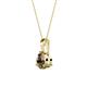 2 - Calista 6.50 mm Smoky Quartz Solitaire Pendant 