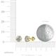 3 - Carys Round Diamond 1.00 ctw (SI1/GH) Bezel Set Solitaire Stud Earrings 
