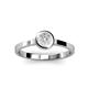 3 - Natare White Sapphire Solitaire Ring  