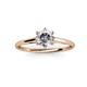 3 - Verena 1.00 ct IGI Certified Lab Grown Diamond Round (6.50 mm) Solitaire Engagement Ring 