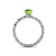 5 - Viona Signature Peridot Solitaire Engagement Ring 