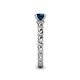 6 - Viona Signature Blue Diamond Solitaire Engagement Ring 