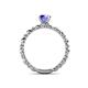 5 - Viona Signature Tanzanite Solitaire Engagement Ring 