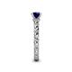 6 - Viona Signature Blue Sapphire Solitaire Engagement Ring 
