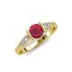 4 - Alana Signature Ruby and Diamond Engagement Ring 