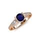 4 - Alana Signature Blue Sapphire and Diamond Engagement Ring 