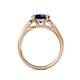 5 - Alana Signature Blue Sapphire and Diamond Engagement Ring 