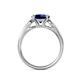 5 - Alana Signature Blue Sapphire and Diamond Engagement Ring 