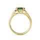 5 - Alana Signature Diamond and Lab Created Alexandrite Engagement Ring 