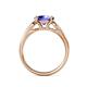 5 - Alana Signature Tanzanite and Diamond Engagement Ring 