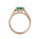 5 - Alana Signature Emerald and Diamond Engagement Ring 