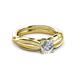 3 - Kayla Signature Diamond Solitaire Plus Engagement Ring 
