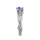 6 - Carina Signature Tanzanite and Diamond Engagement Ring 