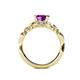 5 - Carina Signature Amethyst and Diamond Engagement Ring 