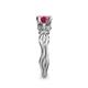 6 - Carina Signature Pink Tourmaline and Diamond Engagement Ring 