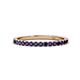 1 - Lara 2.00 mm Blue Sapphire Eternity Band 