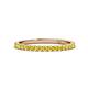 1 - Lara 2.00 mm Yellow Sapphire Eternity Band 