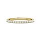 1 - Lara 2.00 mm White Sapphire Eternity Band 