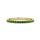 1 - Lara 2.00 mm Green Garnet Eternity Band 