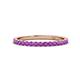 1 - Lara 2.00 mm Amethyst Eternity Band 