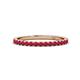 1 - Lara 2.00 mm Ruby Eternity Band 