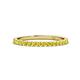 1 - Lara 2.00 mm Yellow Sapphire Eternity Band 