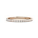 1 - Lara 2.00 mm White Sapphire Eternity Band 