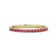 1 - Lara 2.00 mm Pink Tourmaline Eternity Band 