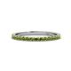 1 - Lara 2.00 mm Peridot Eternity Band 