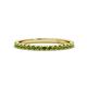 1 - Lara 2.00 mm Peridot Eternity Band 