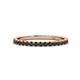 1 - Lara 2.00 mm Black Diamond Eternity Band 