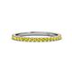 1 - Lara 2.00 mm Yellow Sapphire Eternity Band 