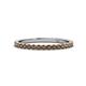 1 - Lara 2.00 mm Smoky Quartz Eternity Band 