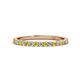 1 - Lara 2.00 mm Yellow Diamond and Lab Grown Diamond Eternity Band 
