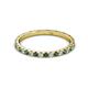 3 - Lara 2.00 mm Lab Created Alexandrite and Lab Grown Diamond Eternity Band 