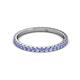 3 - Lara 2.00 mm Tanzanite Eternity Band 