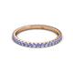 3 - Lara 2.00 mm Tanzanite Eternity Band 