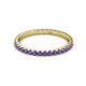 3 - Lara 2.00 mm Iolite Eternity Band 