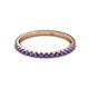 3 - Lara 2.00 mm Iolite Eternity Band 