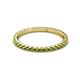 3 - Lara 2.00 mm Peridot Eternity Band 