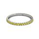 3 - Lara 2.00 mm Yellow Diamond Eternity Band 