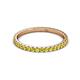 3 - Lara 2.00 mm Yellow Diamond Eternity Band 