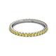 3 - Lara 2.00 mm Yellow Sapphire Eternity Band 