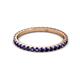 3 - Lara 2.00 mm Blue Sapphire Eternity Band 